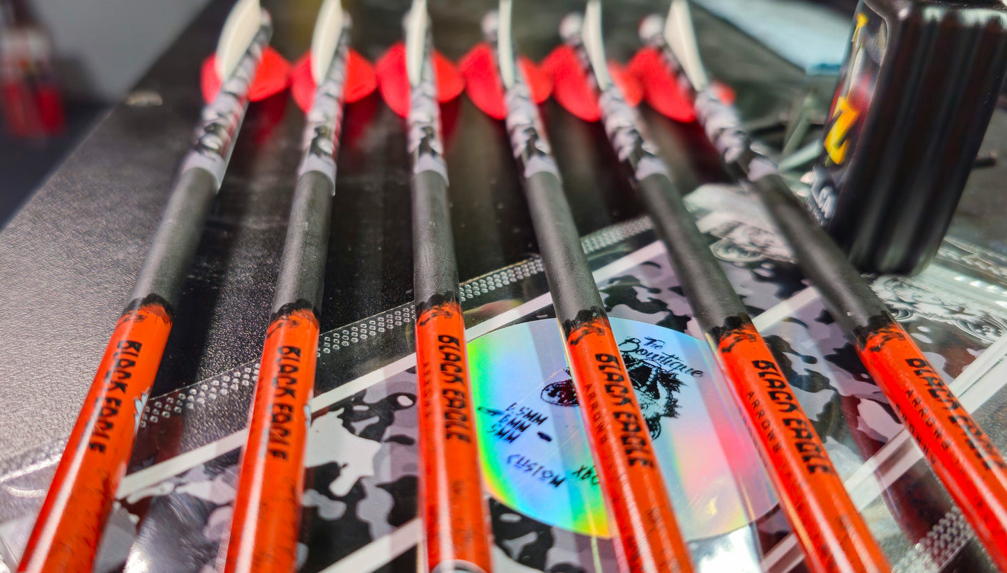 Half Dozen Black Eagle Carnivore Custom Arrow Build